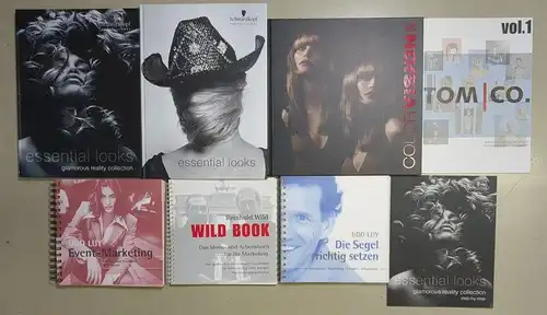 8 Bücher Frisuren & Friseur, Schwarzkopf u.a., Wild Book, essential looks ...