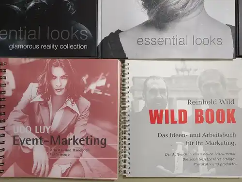 8 Bücher Frisuren & Friseur, Schwarzkopf u.a., Wild Book, essential looks ...