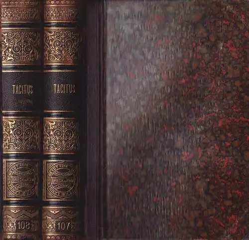 Buch: Tacitus I + II, 7 Teile in 2 Bänden, Langenscheidtsche Bibliothek, 1906