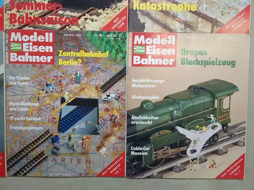 Modelleisenbahner 1991, Heft 1-12, T&M, Zeitschrift, Modelleisenbahn, Modellbau