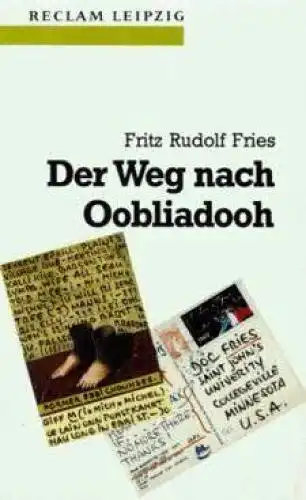 Buch: Der Weg nach Oobliadooh, Fries, Fritz Rudolf. Reclam-Bibliothek, 1993