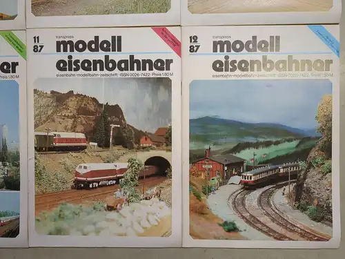 Modelleisenbahner 1987, Heft 1-12, transpress, Zeitschrift, Modelleisenbahn