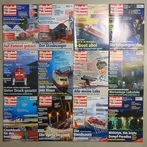 Modelleisenbahner 1999, Heft 1-12, Zeitschrift, Modelleisenbahn, Modellbau