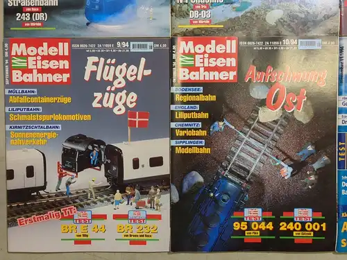 Modelleisenbahner 1994, Heft 1-12, Zeitschrift, Modelleisenbahn, Modellbau