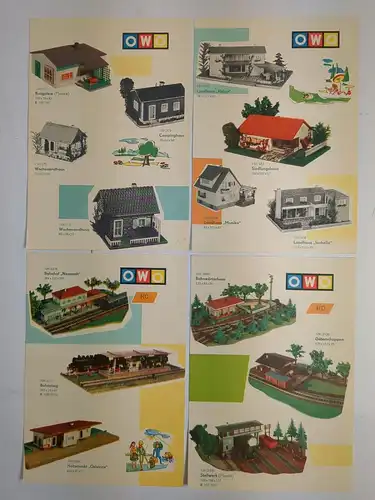 Katalog: OWO-Modelle, 1963, OWO-Spielwaren, Olbernhau, Modellbau, gebraucht, gut