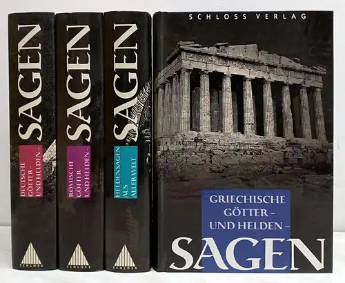 Buch: Die großen Sagen der Welt, 4 Bände. Mark, Herbert, 1989, Schloss Verlag