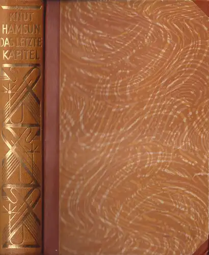 Buch: Das letzte Kapitel, Roman, Hamsun, Knut. 1924, Wegweiser / Bücherfreunde