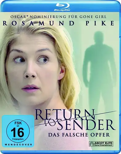 Blu-ray: Return to Sender, 2015, Rosamund Pike, Rumer Willis, Nick Nolte