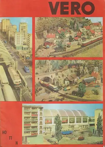 Katalog: VERO Modelle HO / TT / N, 1975, VERO Holzspielwaren, Olbernhau, DDR