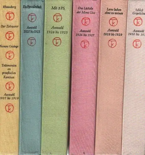 Buch: Ausgewählte Werke 6 Bände, Tucholsky, Kurt. 7 Bände, 1972, gebraucht, gut