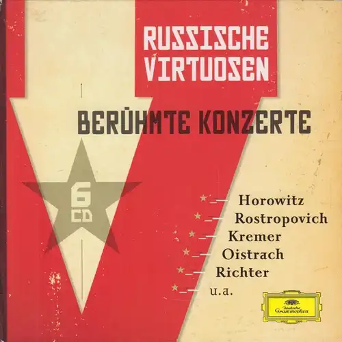 CD-Box: Russische Virtuosen - Berühmte Konzerte. 2014, 6 CDs, gebraucht, gut