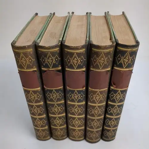 Buch: Oscar Wildes Werke in fünf Bänden, 1922, Deutsche Bibliothek, 5 Bände