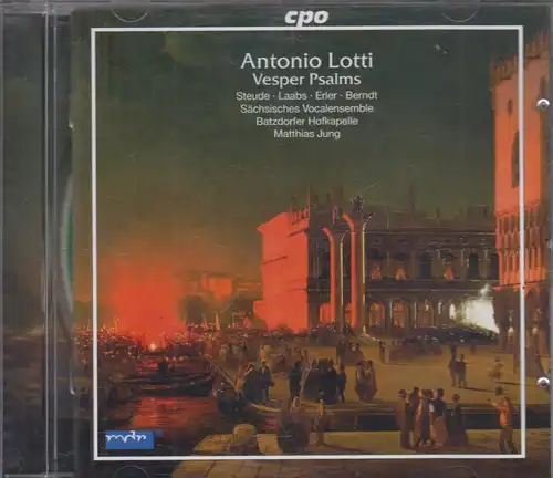 CD: Antonio Lotti, Vesper Psalms. 2006, gebraucht, gut