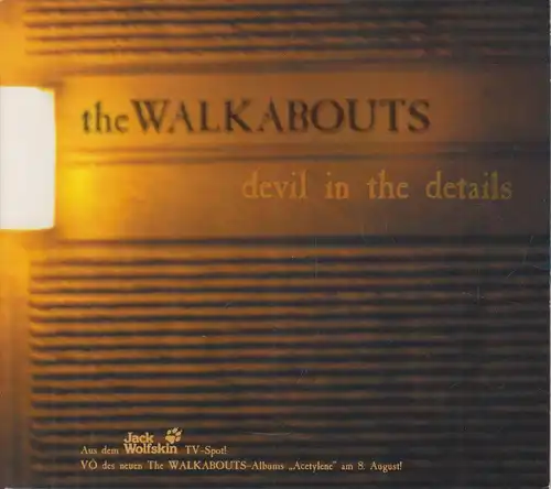 single-CD: The Walkabouts, Devil in the Details. gebraucht, gut