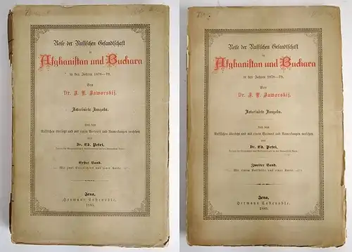 Buch: Reise der Russischen Gesandtschaft in Afghanistan und Buchara 1+2, 1885