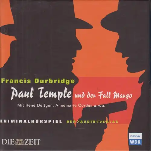 CD-Box: Francis Durbridge - Paul Temple und der Fall Margo. 2003, Hörspiel, 4 CD