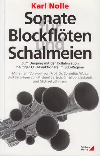 Buch: Sonate für Blockflöte und Schalmeien, Nolle, Karl. Sächsische Hefte, 2009