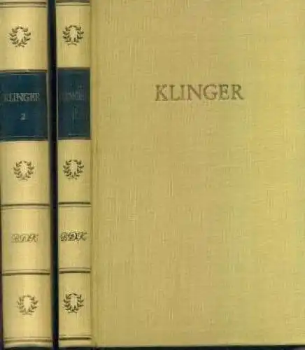 Buch: Klingers Werke in zwei Bänden, Klinger, Friedrich Maximilian. 2 Bänd 44013