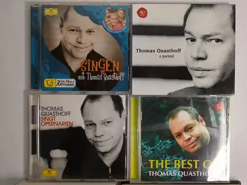 2 Bücher + 4 CDs Thomas Quasthoff: Die Stimme, Der Bariton, Opernarien, Best of