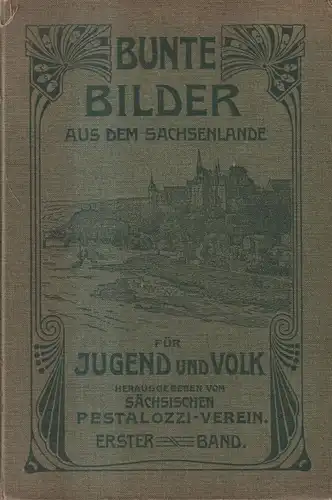 Buch: Bunte Bilder aus dem Sachsenlande, Erster Band, 1905, Pestalozzi-Verein