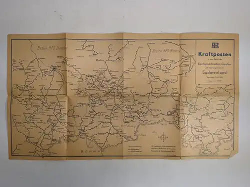 Stadtplan: Stadtplan Dresden von 1930 mit Straßenverzeichnis, anonym, gut
