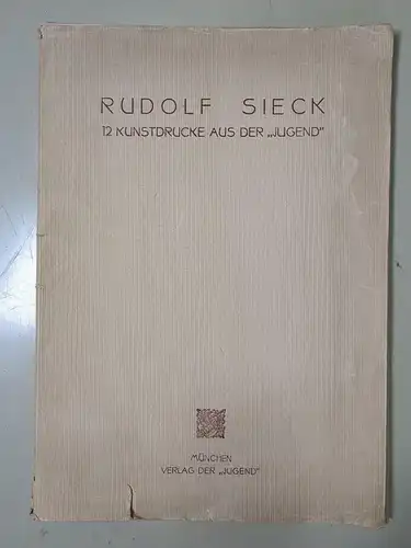 Kunstmappe: 12 Kunstdrucke aus der Jugend, Rudolf, Verlag der "Jugend"