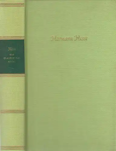 Buch: Das Glasperlenspiel, Hesse, Hermann. 1977, Aufbau-Verlag, gebraucht, gut