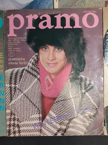 5 Hefte Zeitschrift Pramo 10/85; 5/86; 10/87; 9/88; 12/88, Rosemarie Sitte