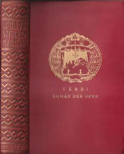 Buch: Verdi, Roman der Oper. Franz Werfel, 1930, Paul Zsolnay Verlag