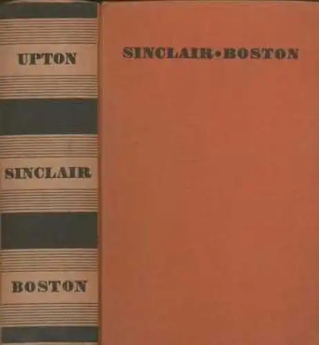 Buch: Boston, Sinclair, Upton. Büchergilde Gutenberg, 1929, Roman
