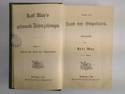 Buch: Durch das Land der Skipetaren, Karl May's Reiseerzählungen, Fehsenfeld