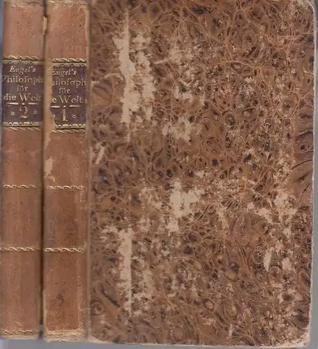 Buch: Der Philosoph für die Welt, Engel, Johann Jakob. 2 Bände, 1819