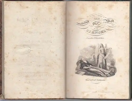 Buch: Der Philosoph für die Welt, Engel, Johann Jakob. 2 Bände, 1819