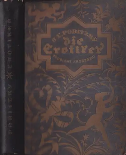 Buch: Die Erotiker, Probleme und Porträts, Jakob Elias Poritzky, 1921, Rösl & Co