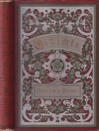 Buch: Gedichte, Friedrich Schiller, Otto Hendel Verlag, gebraucht, gut, Fraktur