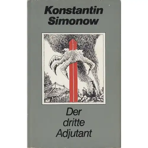 Buch: Der dritte Adjutant, Simonow, Konstantin. 1983, Militärverlag, Erzählungen