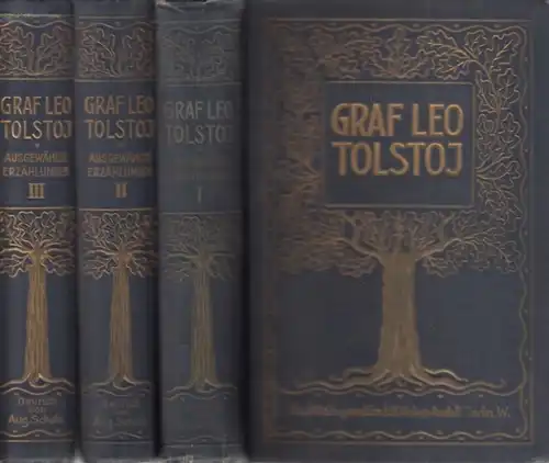 Buch: Ausgewählte Erzählungen, Tolstoj, Graf Leo. 3 Bände, gebraucht, gut