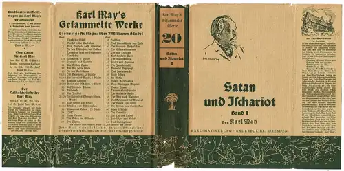 Schutzumschlag: Satan und Ischariot Band 1. May, Karl, Karl-May-Verlag