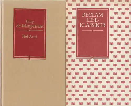Buch: Bel-Ami, Maupassant, Guy de, 1986, Philipp Reclam jun., gebraucht: gut