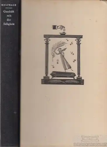 Buch: Geschäft mit der Seligkeit, Belfrage, Cedric. 1959, Verlag Volk und Welt
