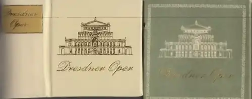 Buch: Dresdner Oper, Rank, Mathias u. a. 1985, Verlag Zeit im Bild