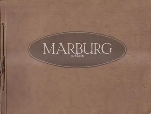 Album: Marburg a. d. Lahn, um 1900, Bruno Hansmann Verlag, 6 Heliogravüren