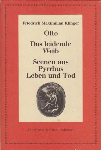 Buch: Otto. Das leidende Weib, Klinger, Friedrich Maximilian, 1987, Max Niemeyer