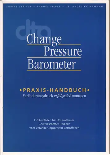 Buch: Change Pressure Barometer - Praxishandbuch, Hamann, Angelika u.a., 1996