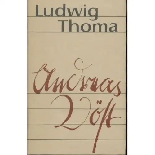 Buch: Andreas Vöst, Thoma, Ludwig. 1976, Aufbau-Verlag, Bauernroman 332500