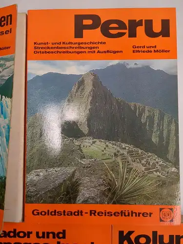 5 Bücher Goldstadt-Studienreiseführer: Peru; Venezuela; Kolumbien; Ecuador ...