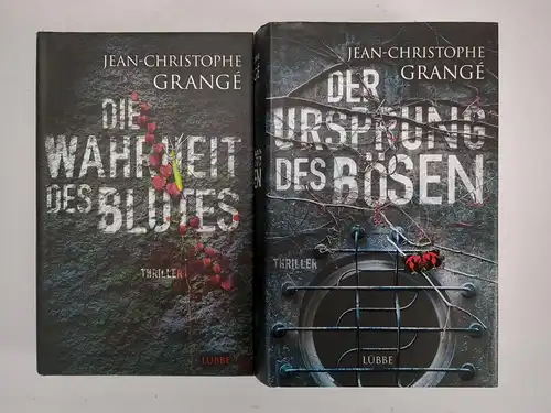 2 Bücher J.-C. Grange: Der Ursprung des Bösen / Die Wahrheit des Blutes, Lübbe