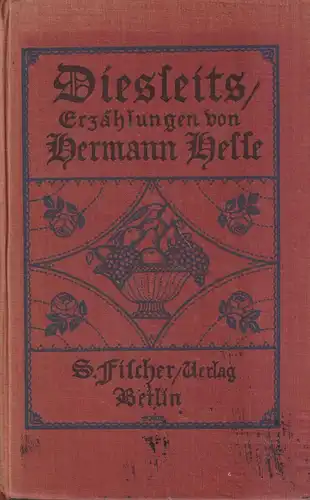 Buch: Diesseits, Erzählungen von Hermann Hesse, 1921, S. Fischer, gebraucht, gut