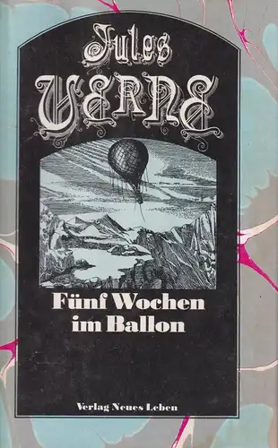 Buch: Fünf Wochen im Ballon, Verne, Jules, 1989, Neues Leben, Ausgewählte Werke