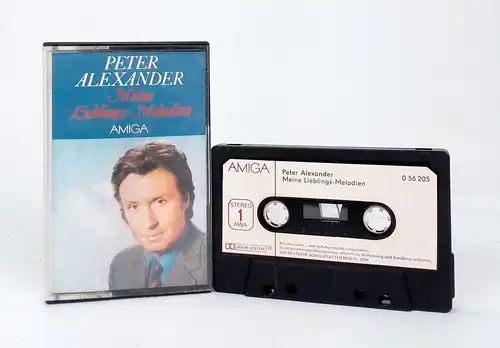 MC: Peter Alexander - Meine Lieblings-Melodien, AMIGA 0 56 205, Musikkassette